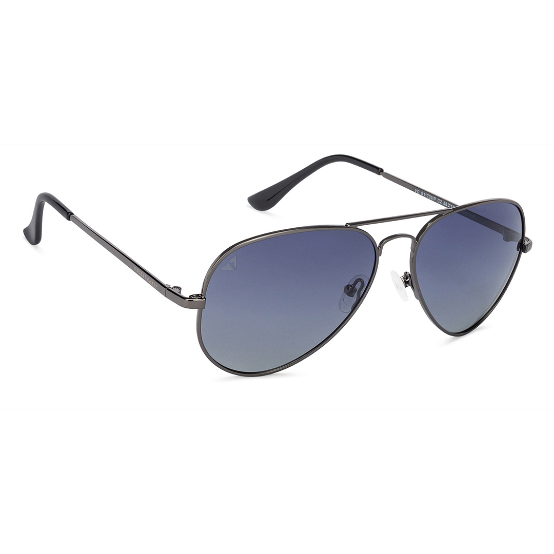 Vincent Chase Online Gunmetal Full Rim Aviator right side