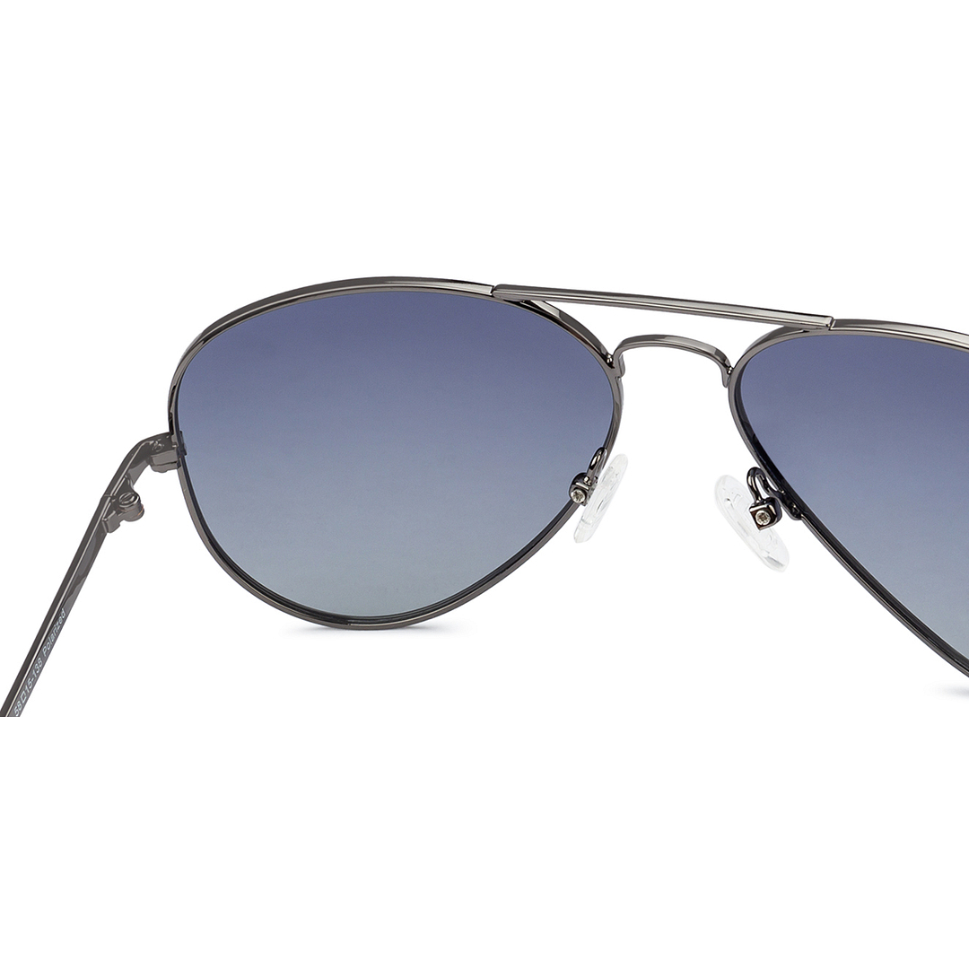 Vincent Chase Online Gunmetal Full Rim Aviator right side