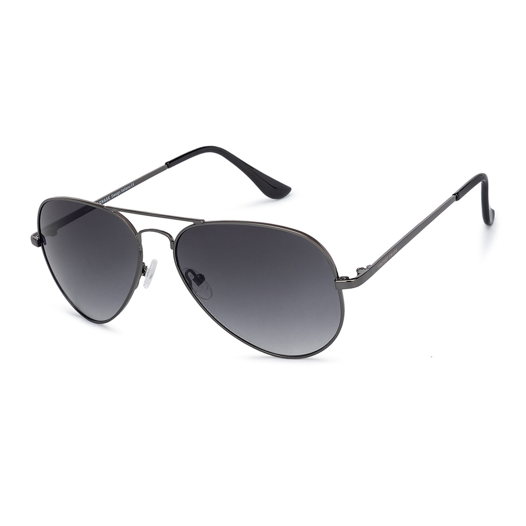 Vincent Chase Online Gunmetal Full Rim Aviator right side