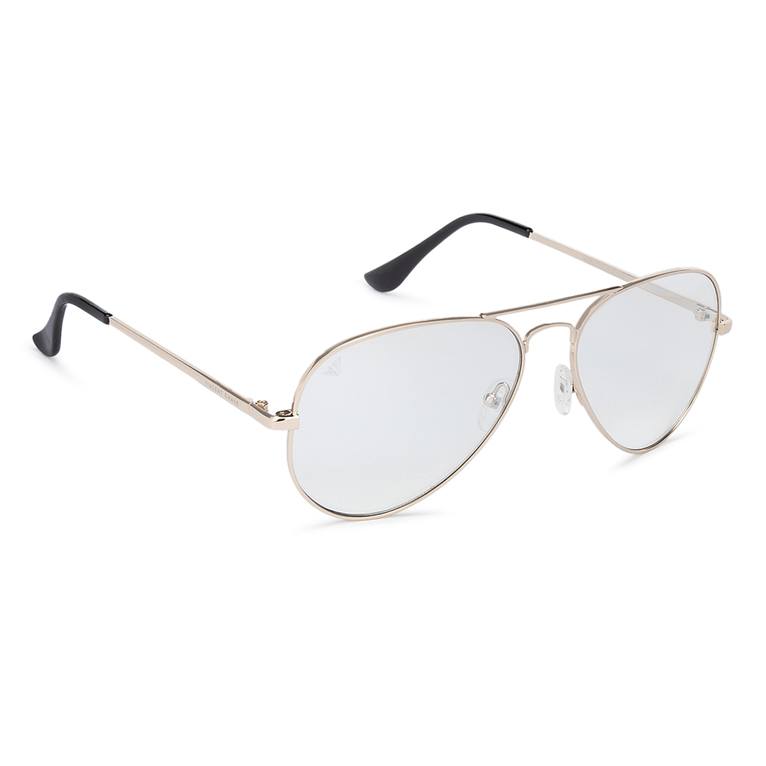 Vincent Chase Online Gold Full Rim Aviator left side