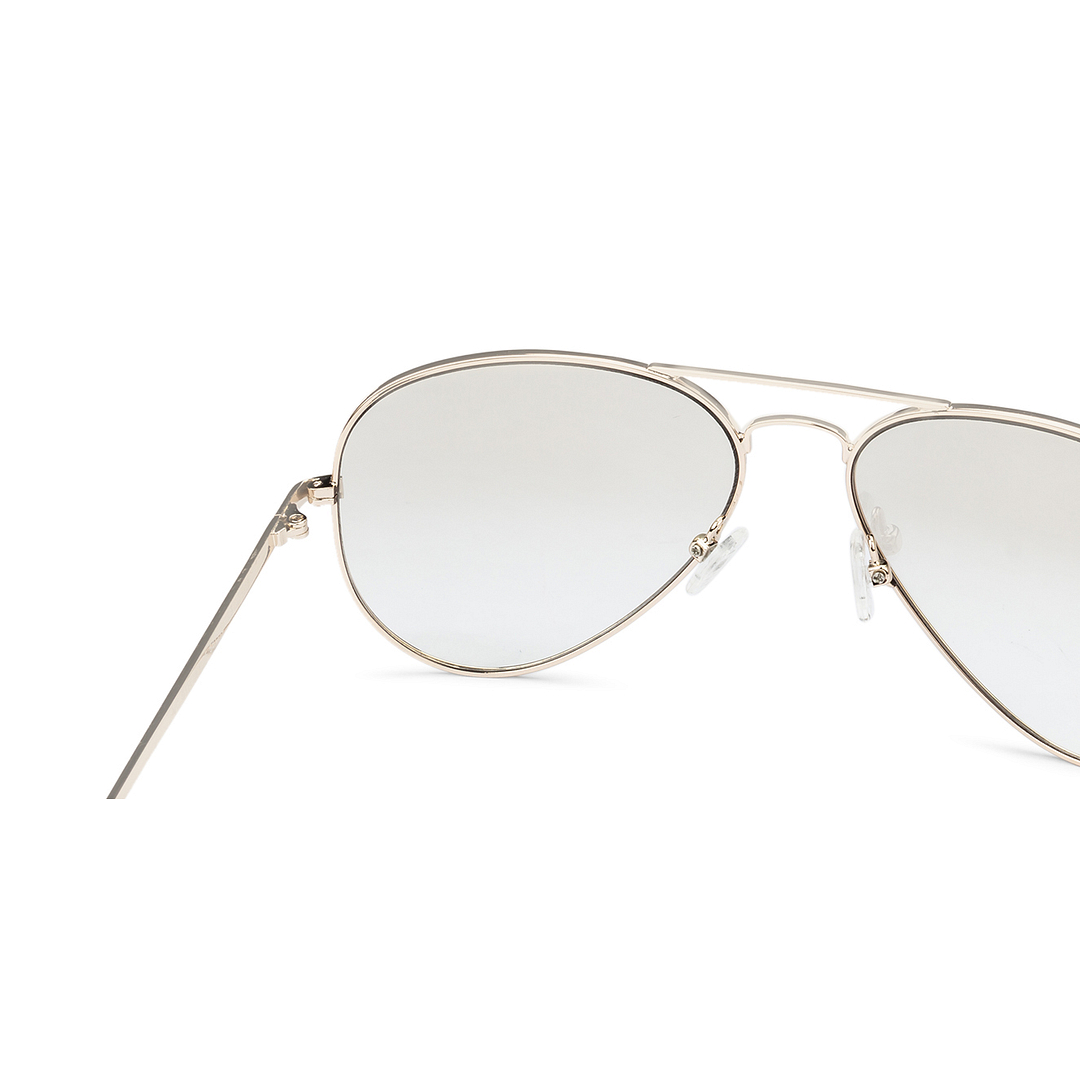 Vincent Chase Online Gold Full Rim Aviator left side