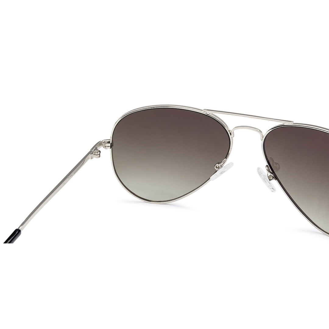 Vincent Chase Online Silver Full Rim Aviator right side