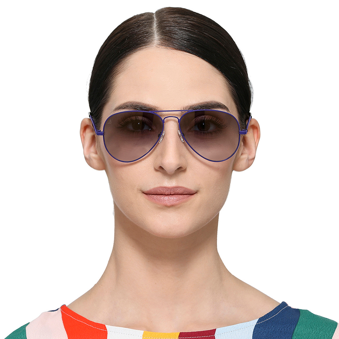 Vincent Chase Online Blue Full Rim Aviator left side