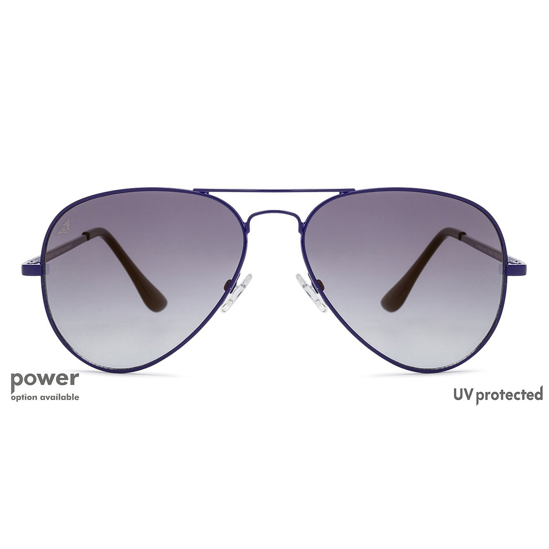 Vincent Chase Online Blue Full Rim Aviator left side