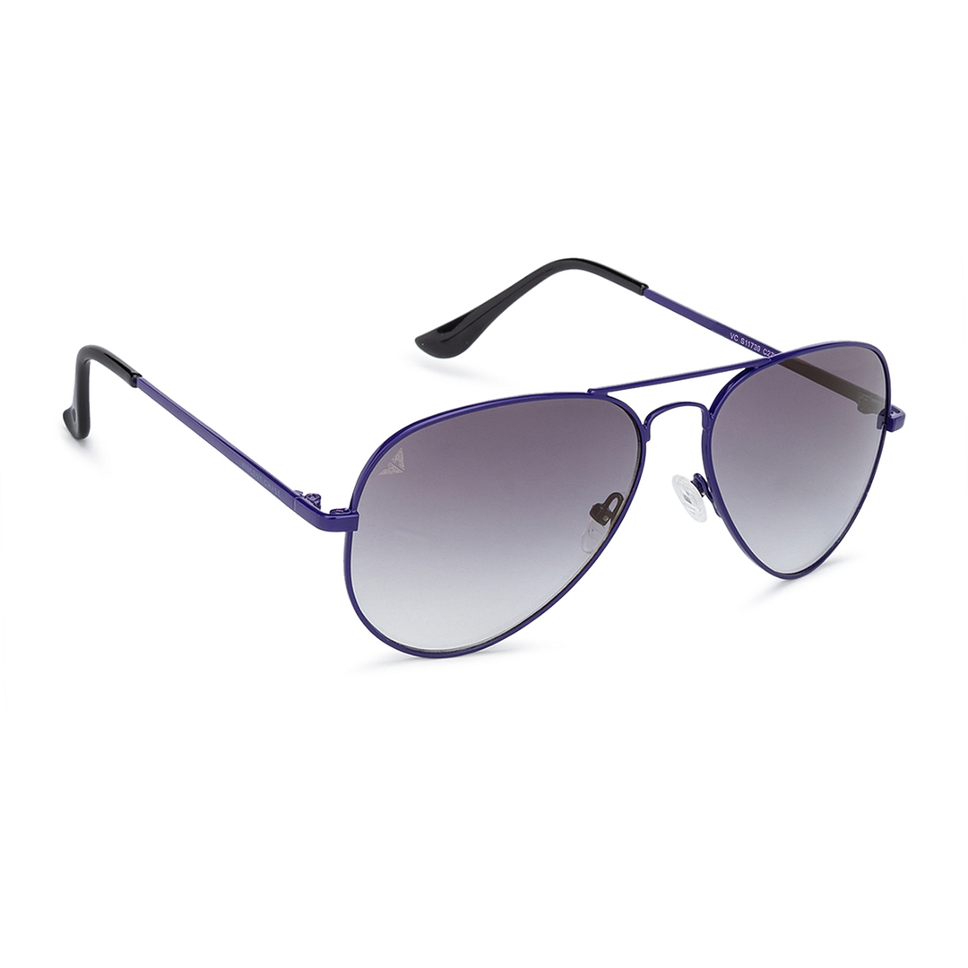 Vincent Chase Online Blue Full Rim Aviator left side