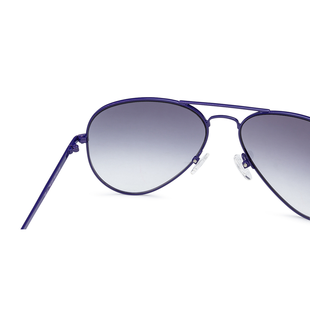 Vincent Chase Online Blue Full Rim Aviator left side