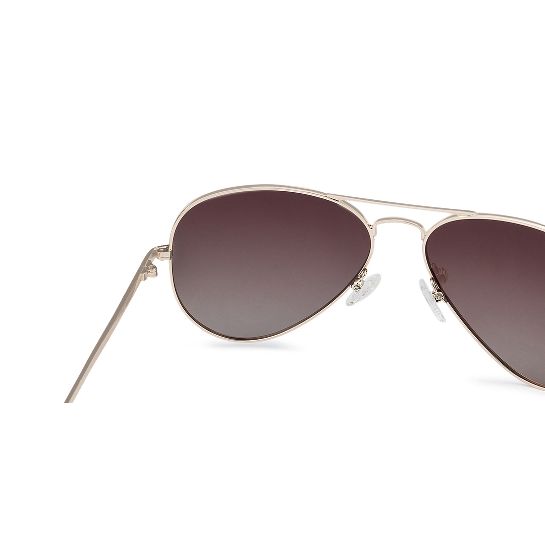 Vincent Chase Online Gold Full Rim Aviator right side