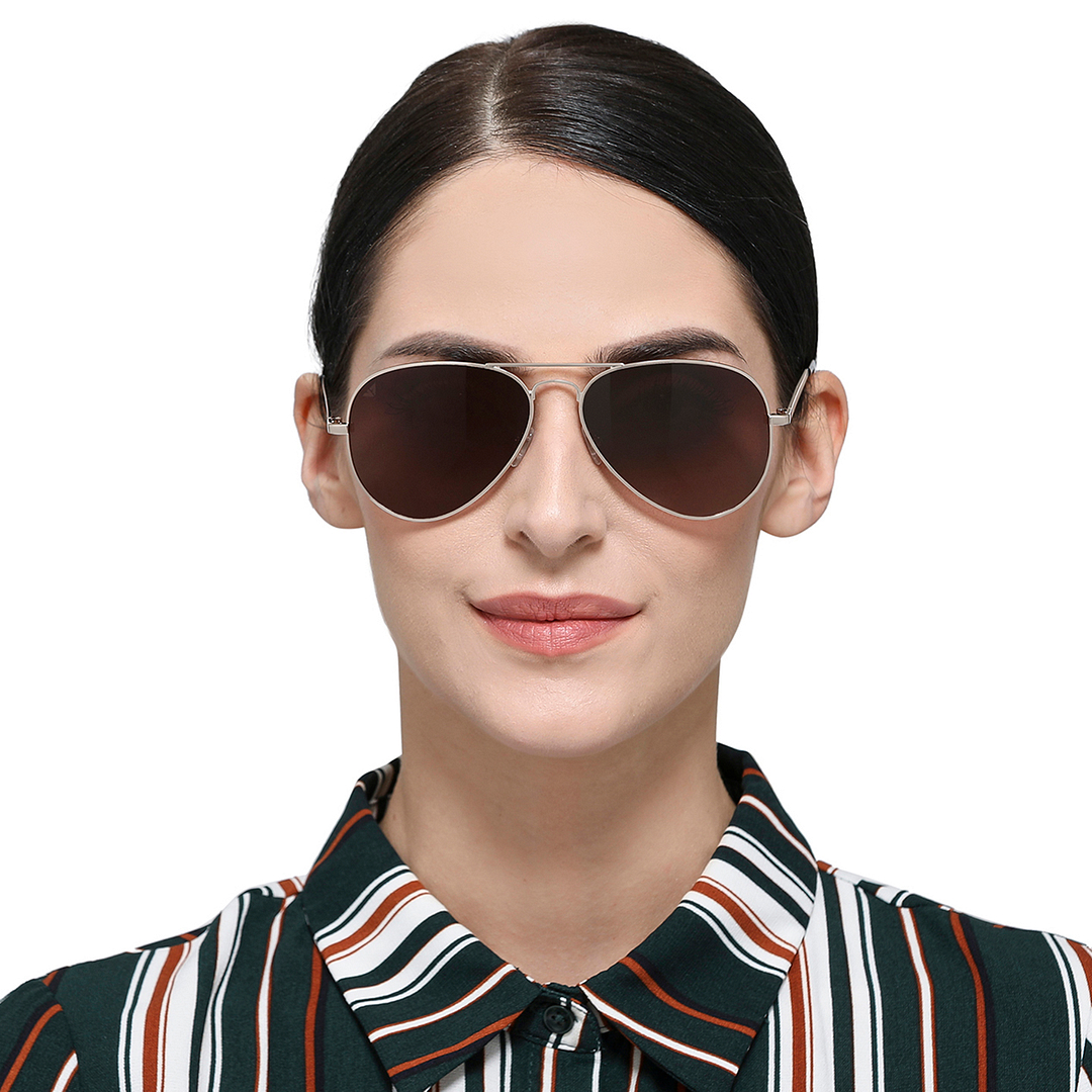 Vincent Chase Online Gold Full Rim Aviator right side