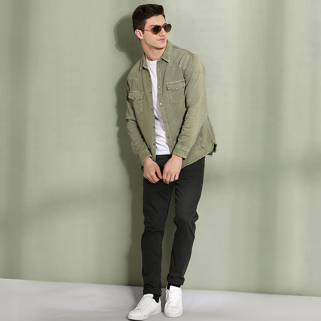 Vincent Chase Online Brown Full Rim Aviator left side