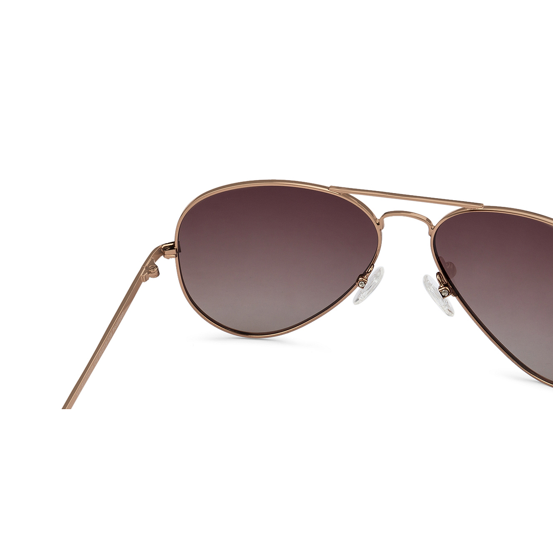 Vincent Chase Online Brown Full Rim Aviator right side