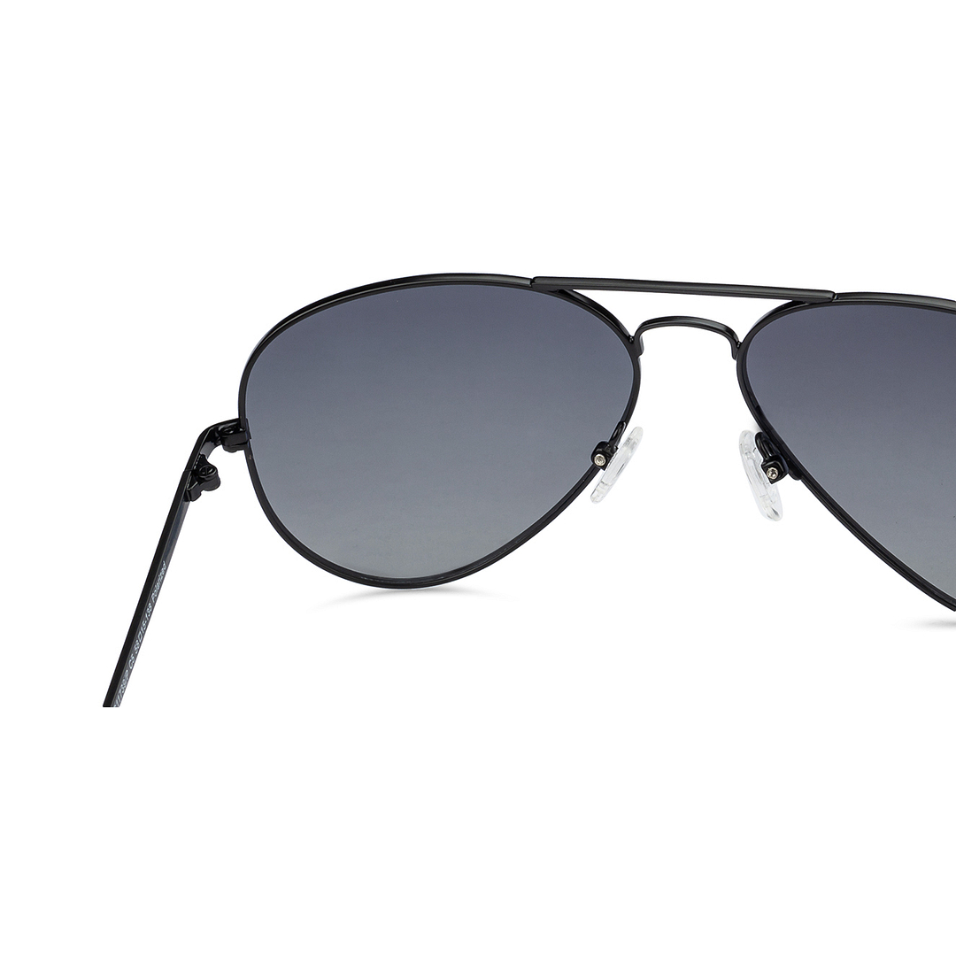 Vincent Chase Online Black Full Rim Aviator right side