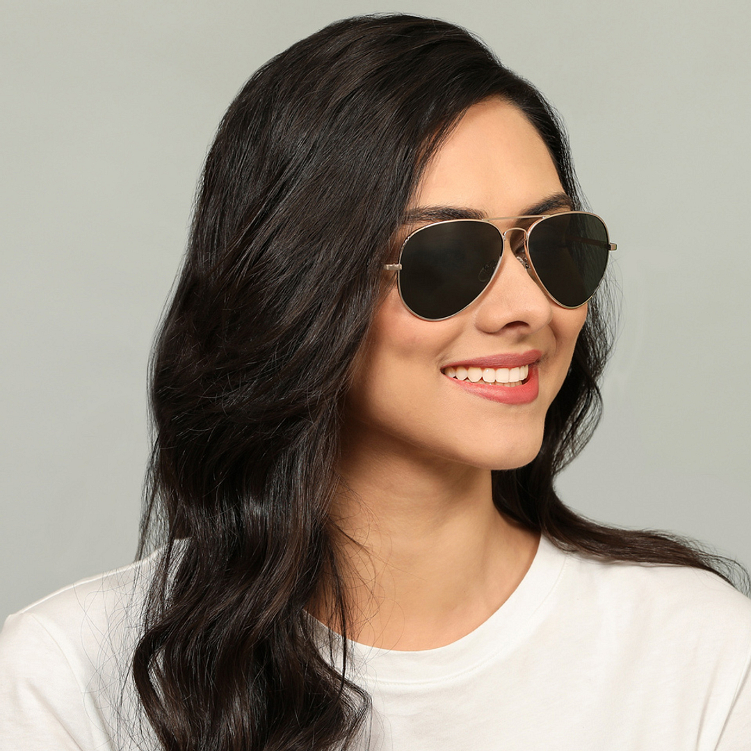 Vincent Chase Online Gold Full Rim Aviator right side