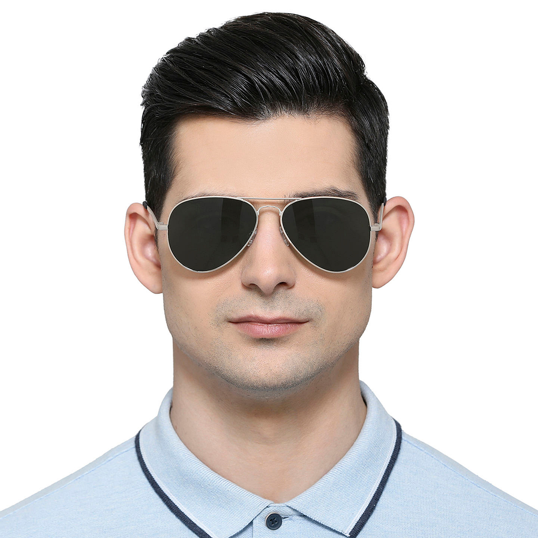 Vincent Chase Online Gold Full Rim Aviator left side