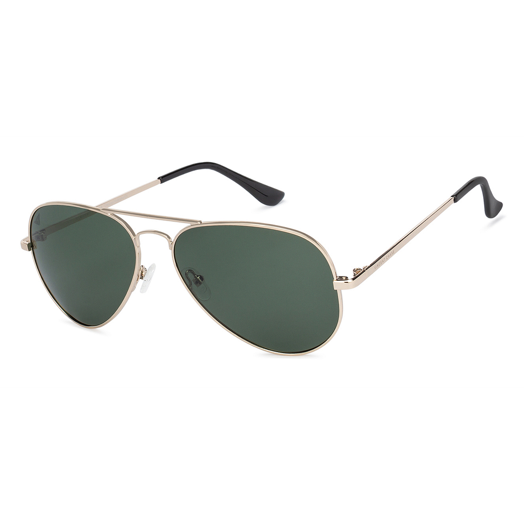 Vincent Chase Online Gold Full Rim Aviator left side