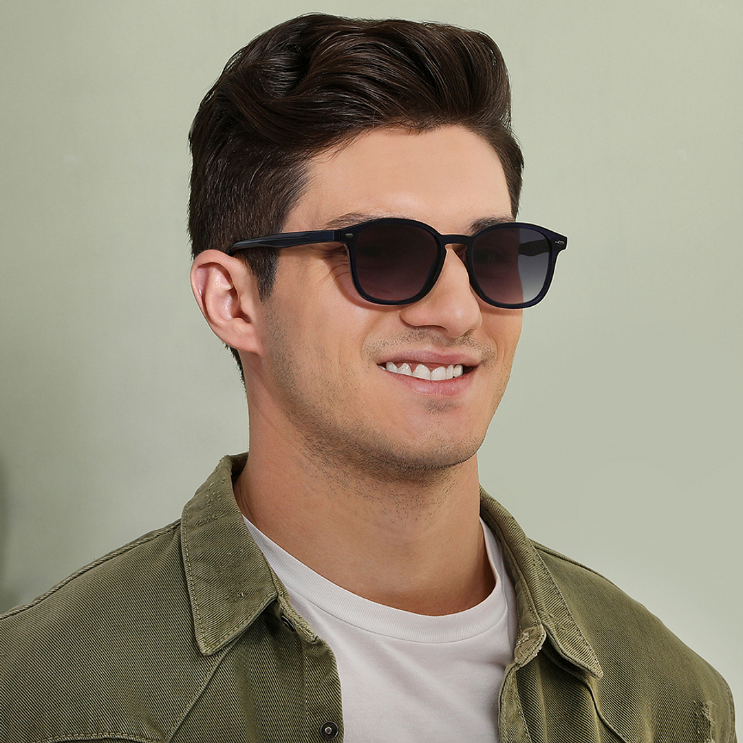 Vincent Chase Online Blue Full Rim Rectangle left side