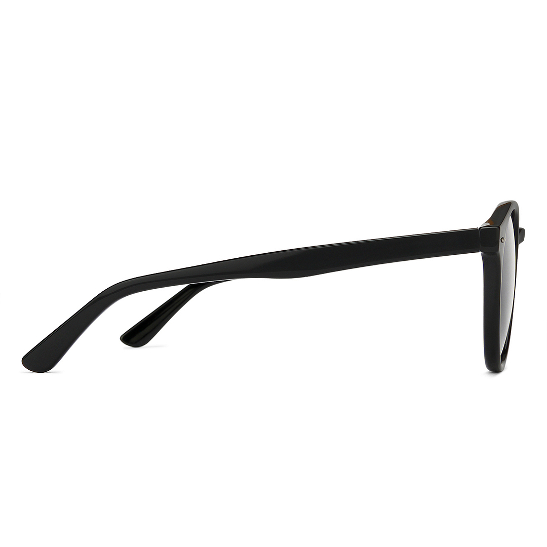 Vincent Chase Polarized Black Full Rim Round left side