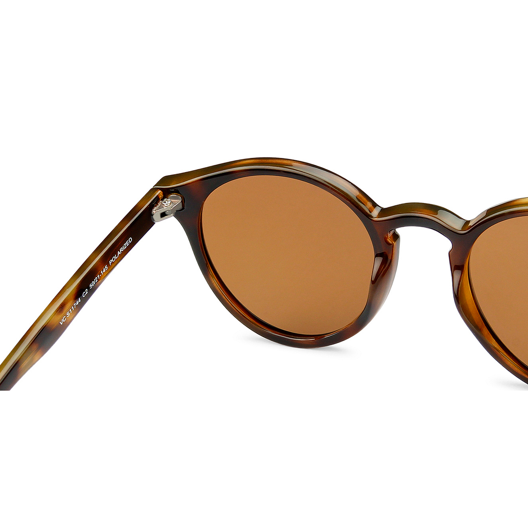 Vincent Chase Polarized Demi Full Rim Round left side