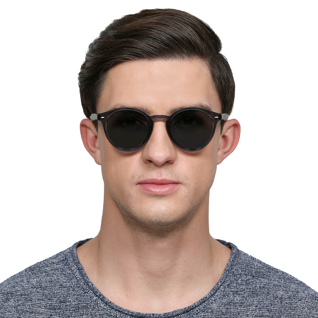 Vincent Chase Online Grey Full Rim Round left side