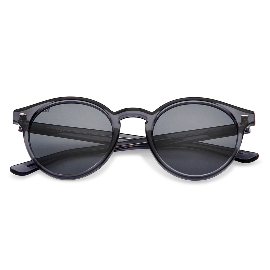 Vincent Chase Online Grey Full Rim Round left side