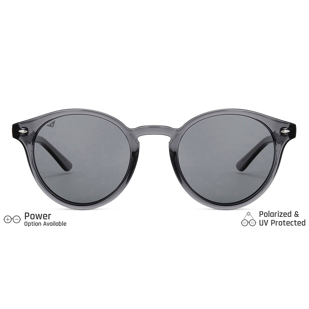 Vincent Chase Online Grey Full Rim Round left side