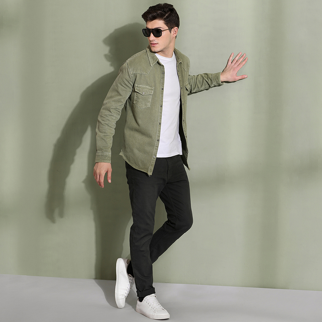 Vincent Chase Polarized Black Full Rim Square right side