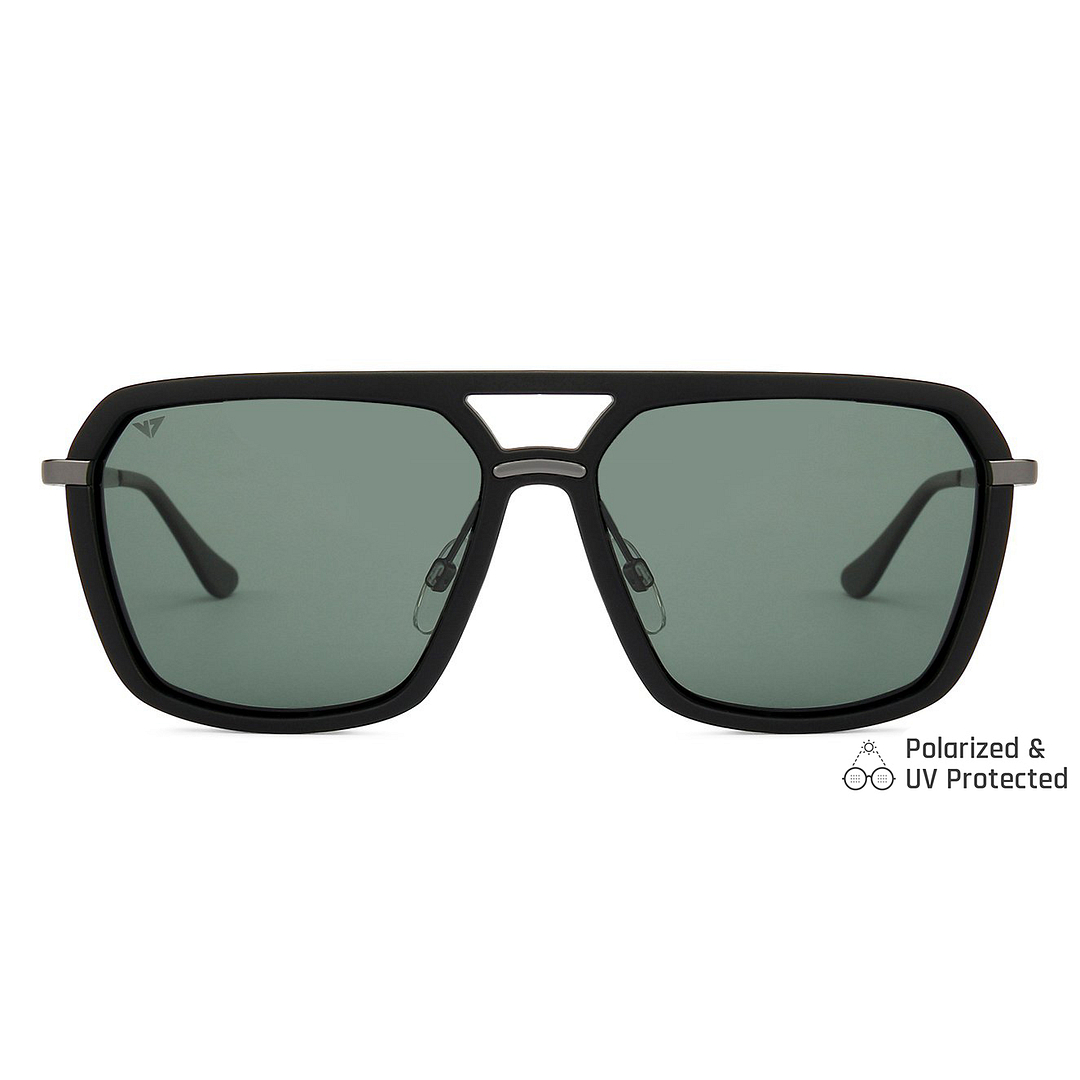 Vincent Chase Polarized Black Full Rim Square right side