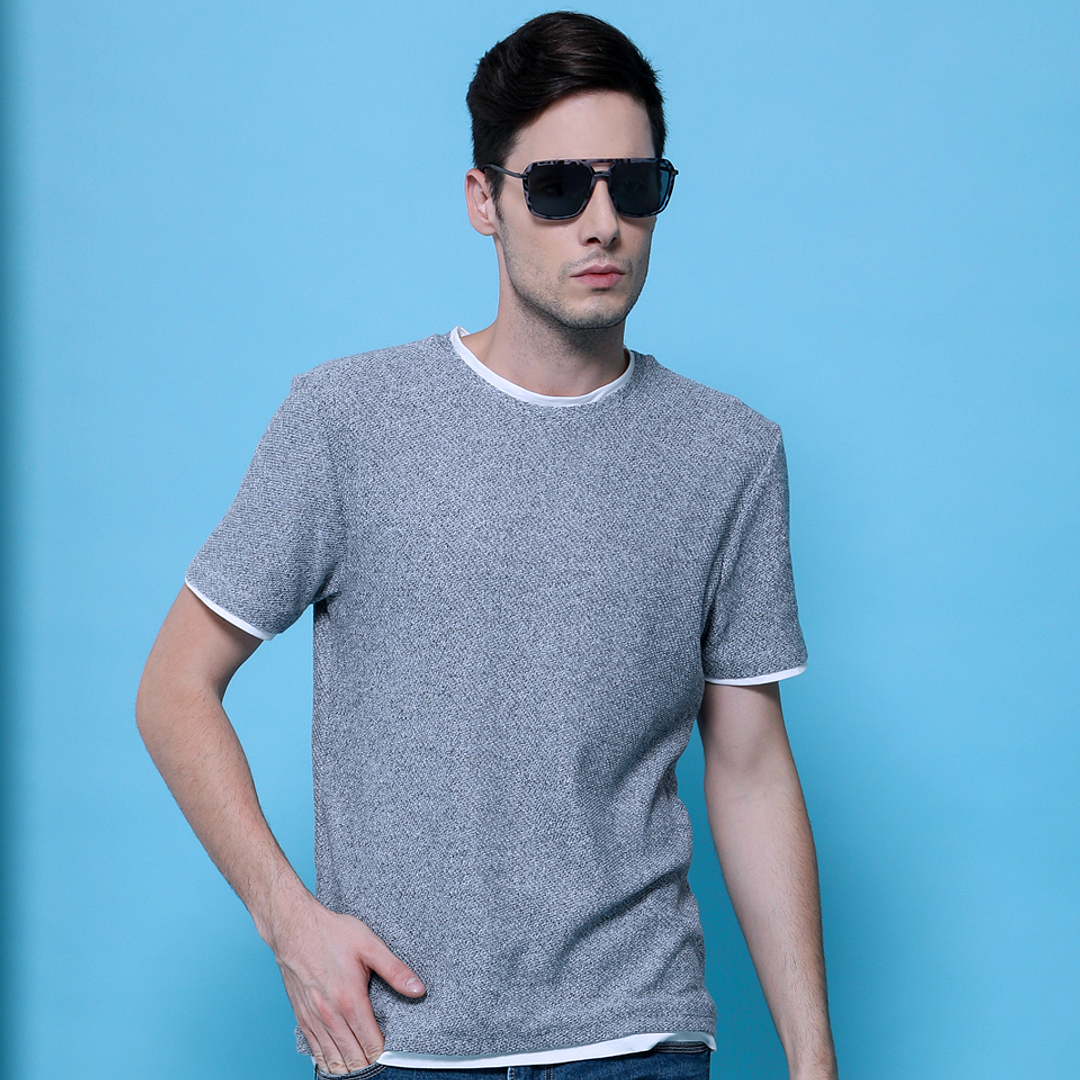 Vincent Chase Online Blue Full Rim Geometric left side