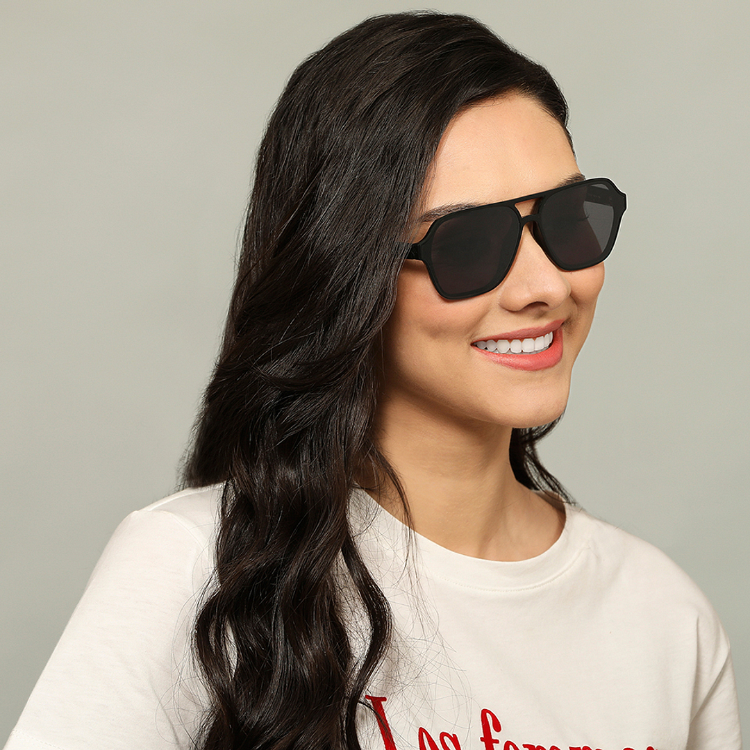 Vincent Chase Online Black Full Rim Geometric left side