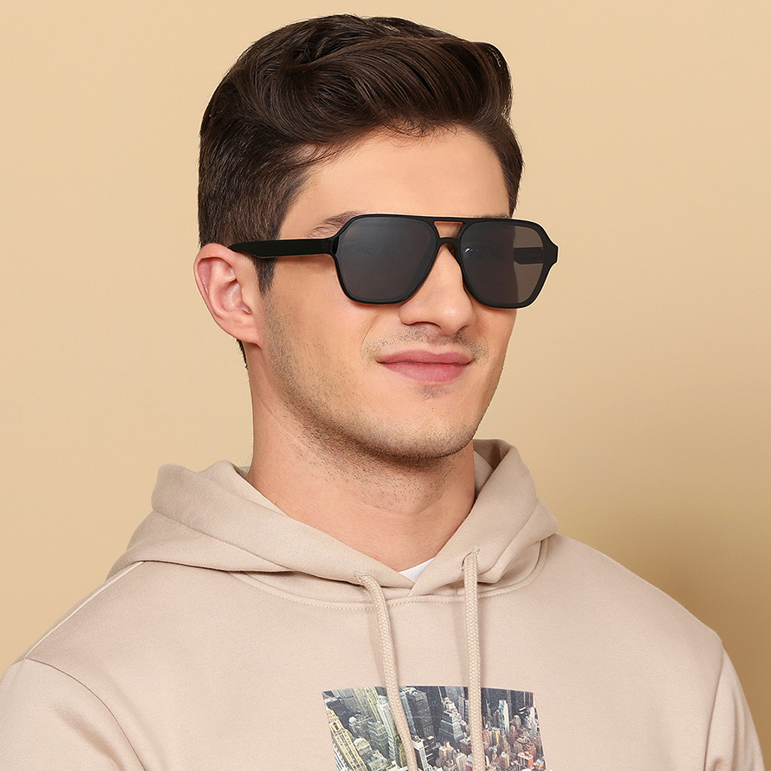 Vincent Chase Online Black Full Rim Geometric left side