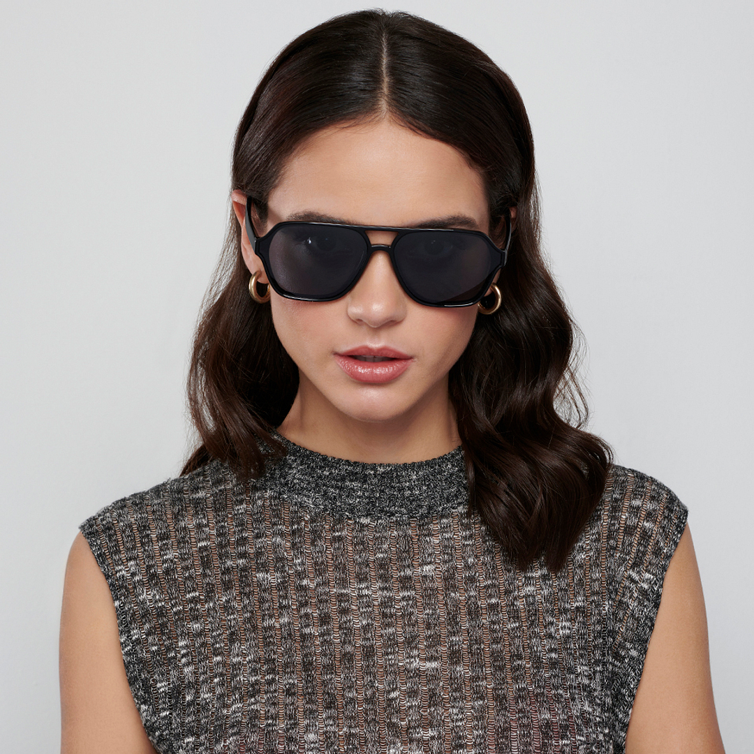 Vincent Chase Online Black Full Rim Geometric right side