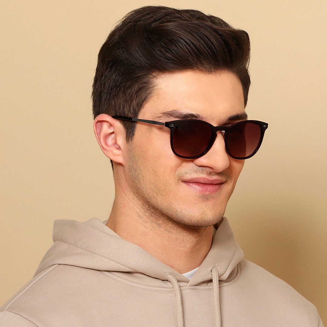 Vincent Chase Online Purple Full Rim Square left side