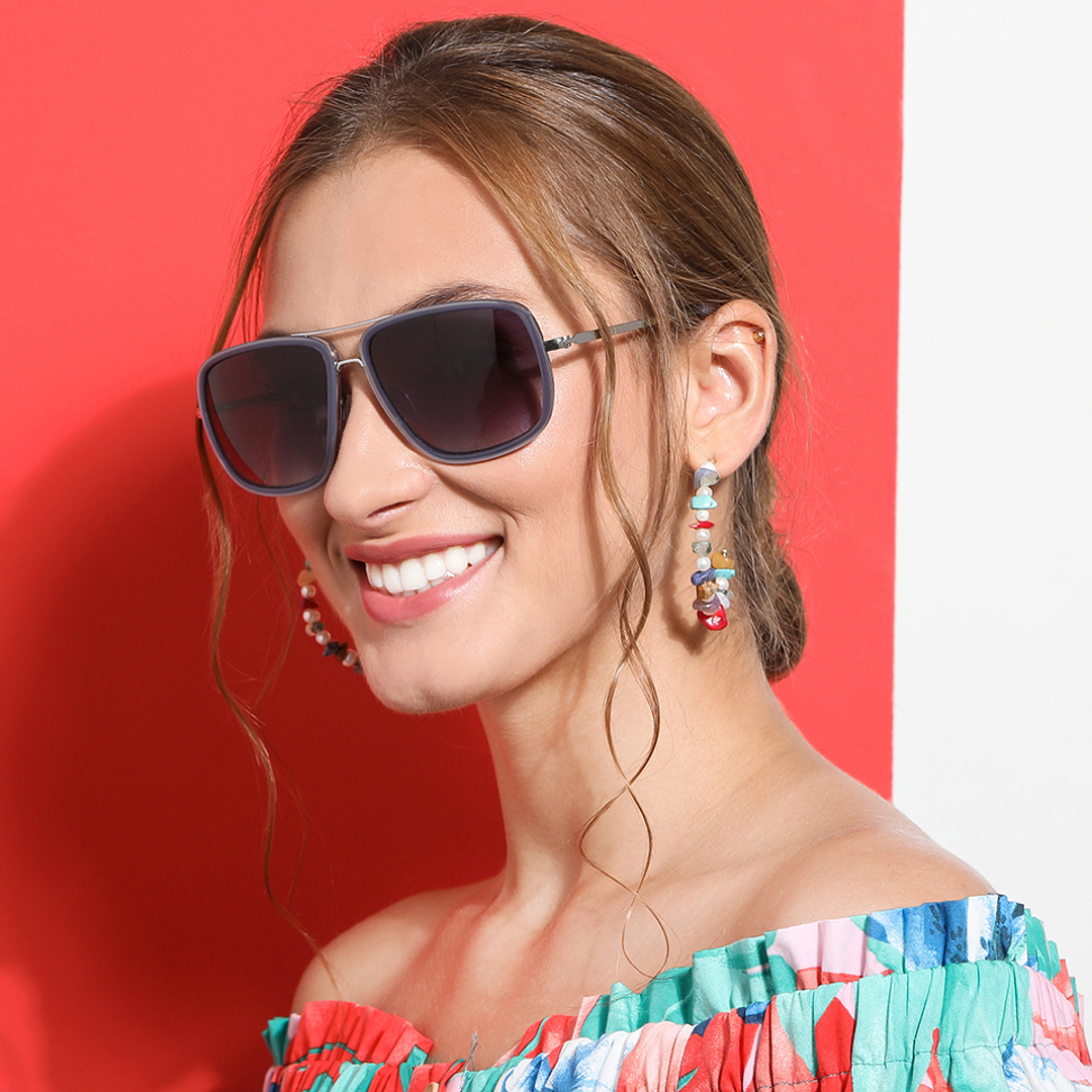 Vincent Chase Online Silver Full Rim Square right side