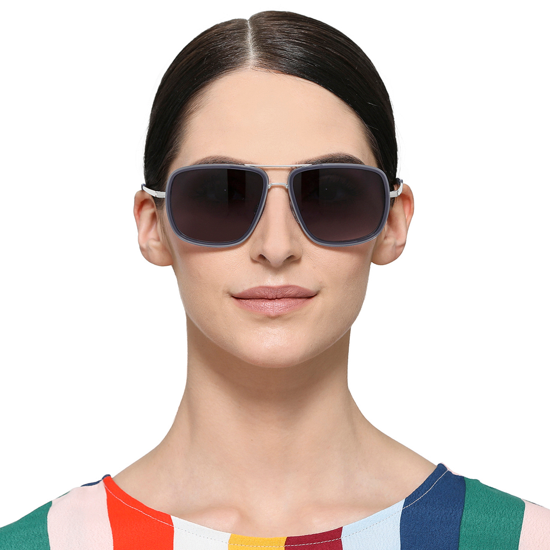 Vincent Chase Online Silver Full Rim Square left side