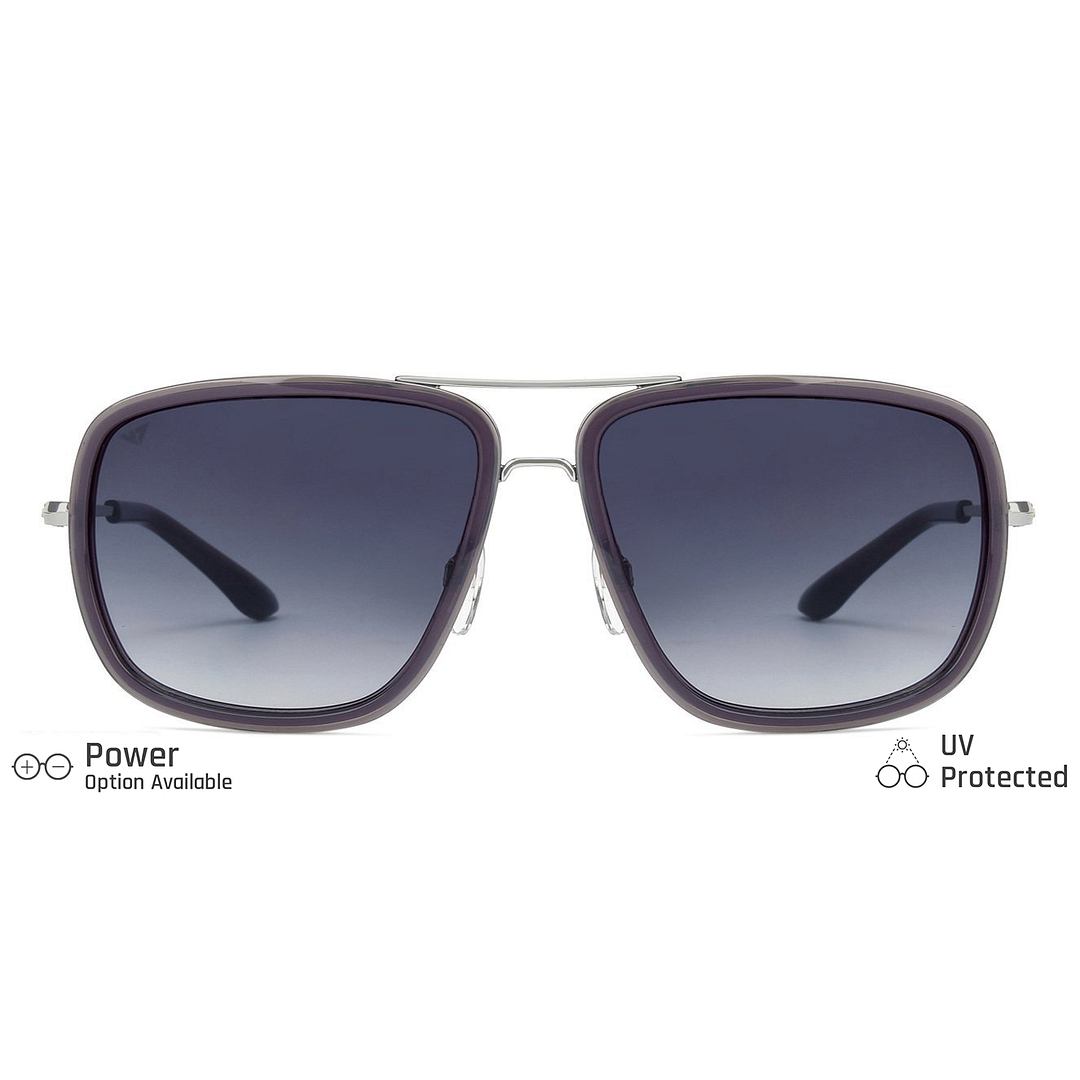 Vincent Chase Online Silver Full Rim Square left side