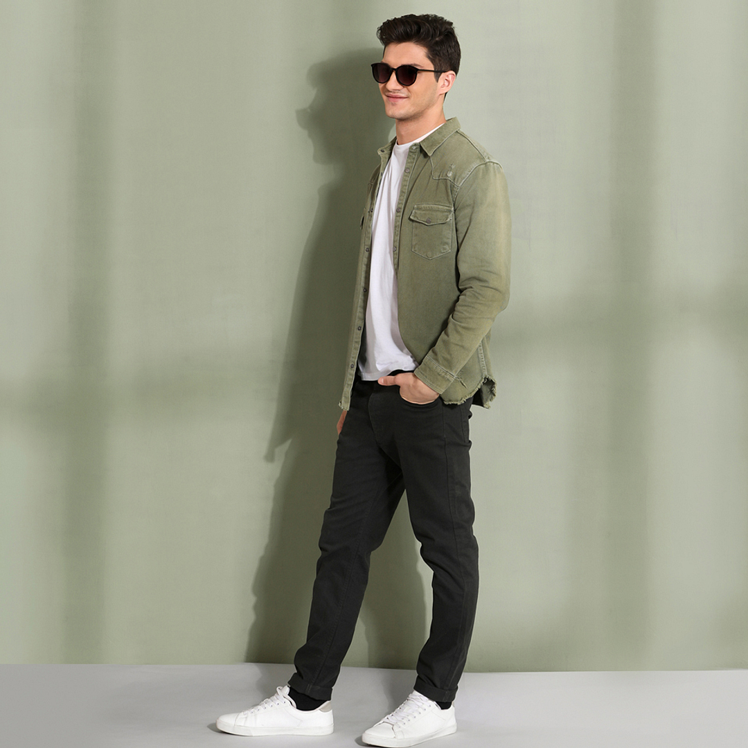 Vincent Chase Online Black Full Rim Round left side