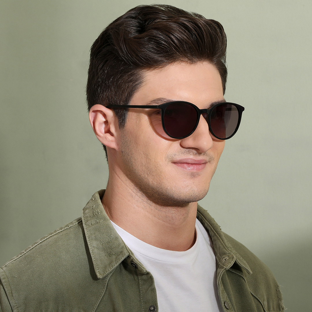 Vincent Chase Online Black Full Rim Round right side