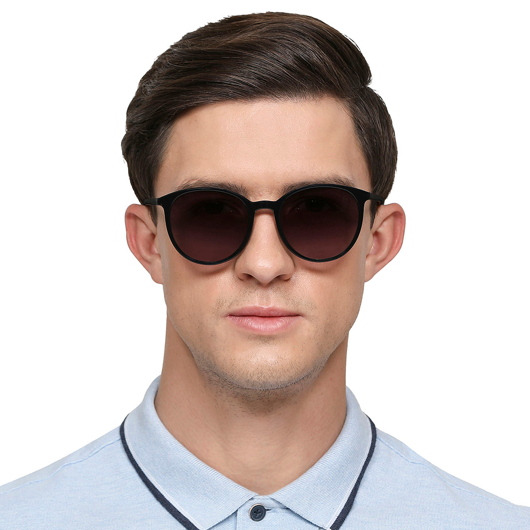 Vincent Chase Online Black Full Rim Round left side