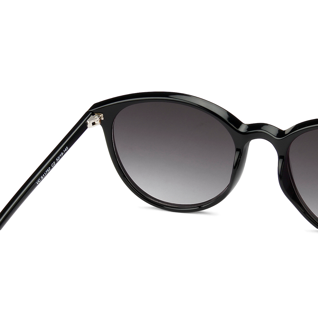 Vincent Chase Online Black Full Rim Round left side