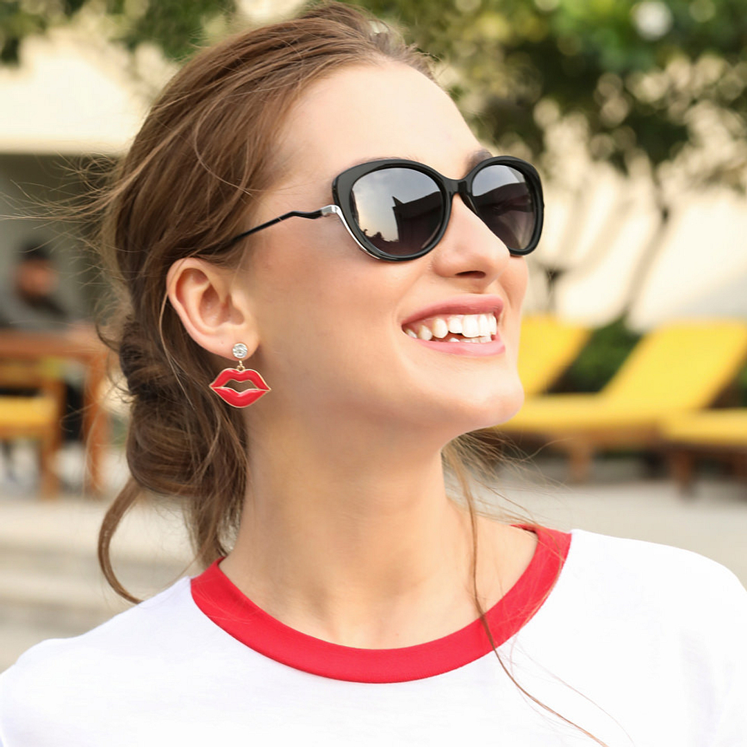 Vincent Chase Online Black Full Rim Cat Eye right side