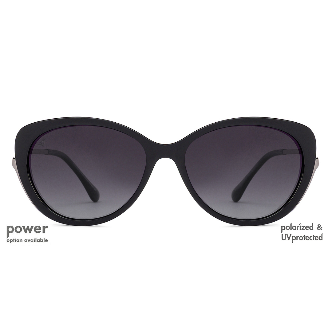 Vincent Chase Online Black Full Rim Cat Eye left side