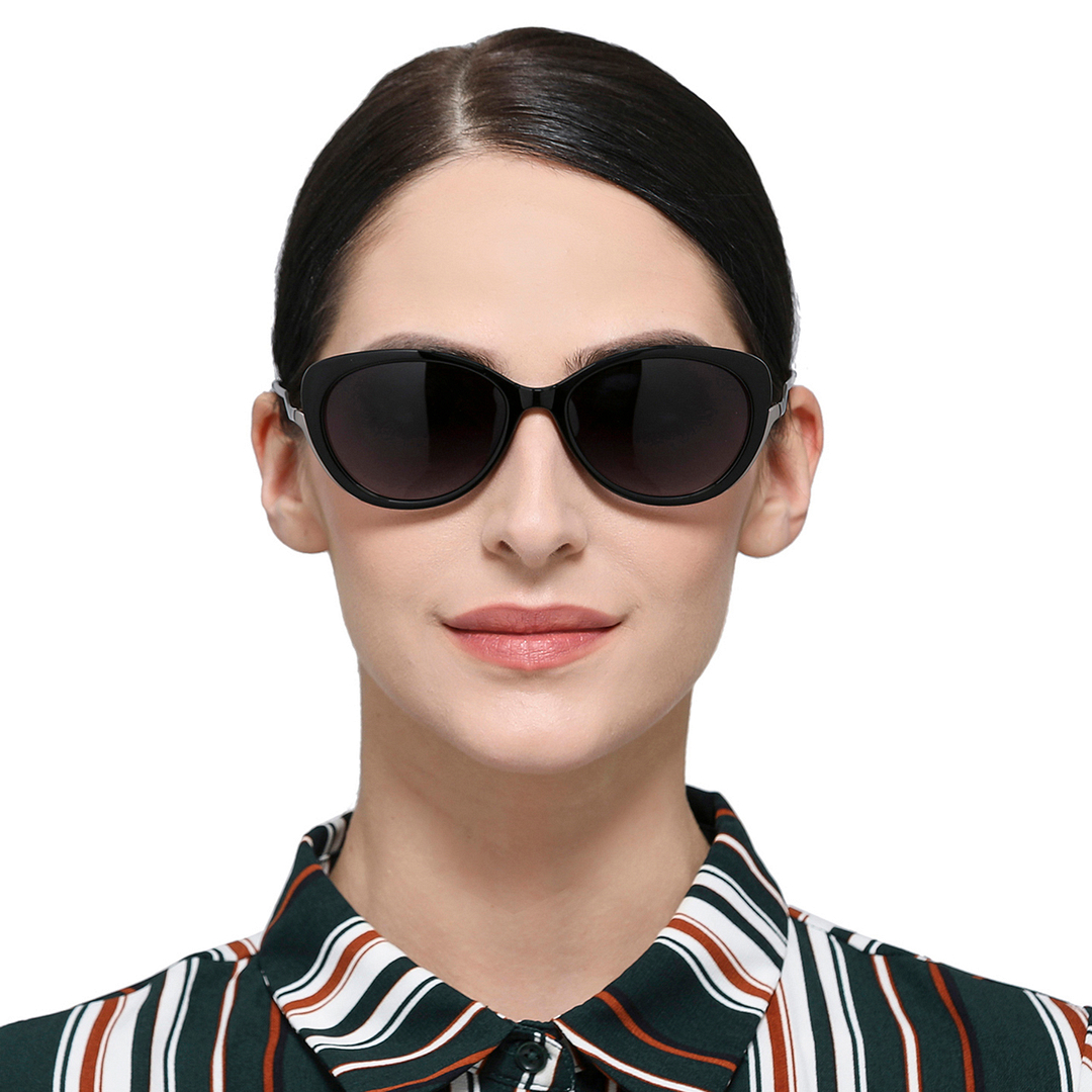 Vincent Chase Online Black Full Rim Cat Eye left side