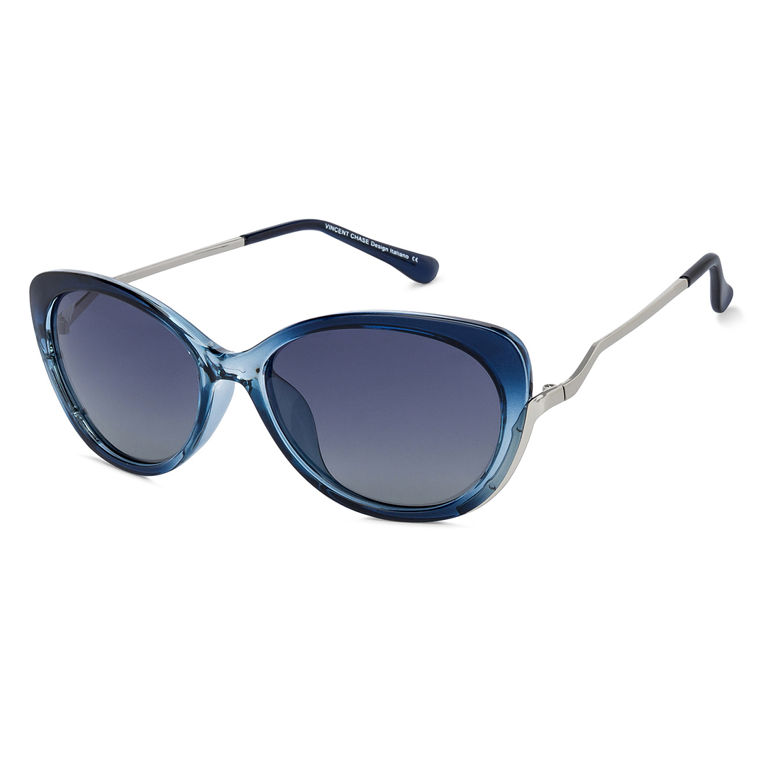 Vincent Chase Online Blue Full Rim Cat Eye right side