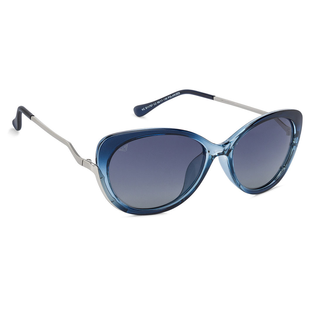 Vincent Chase Online Blue Full Rim Cat Eye right side
