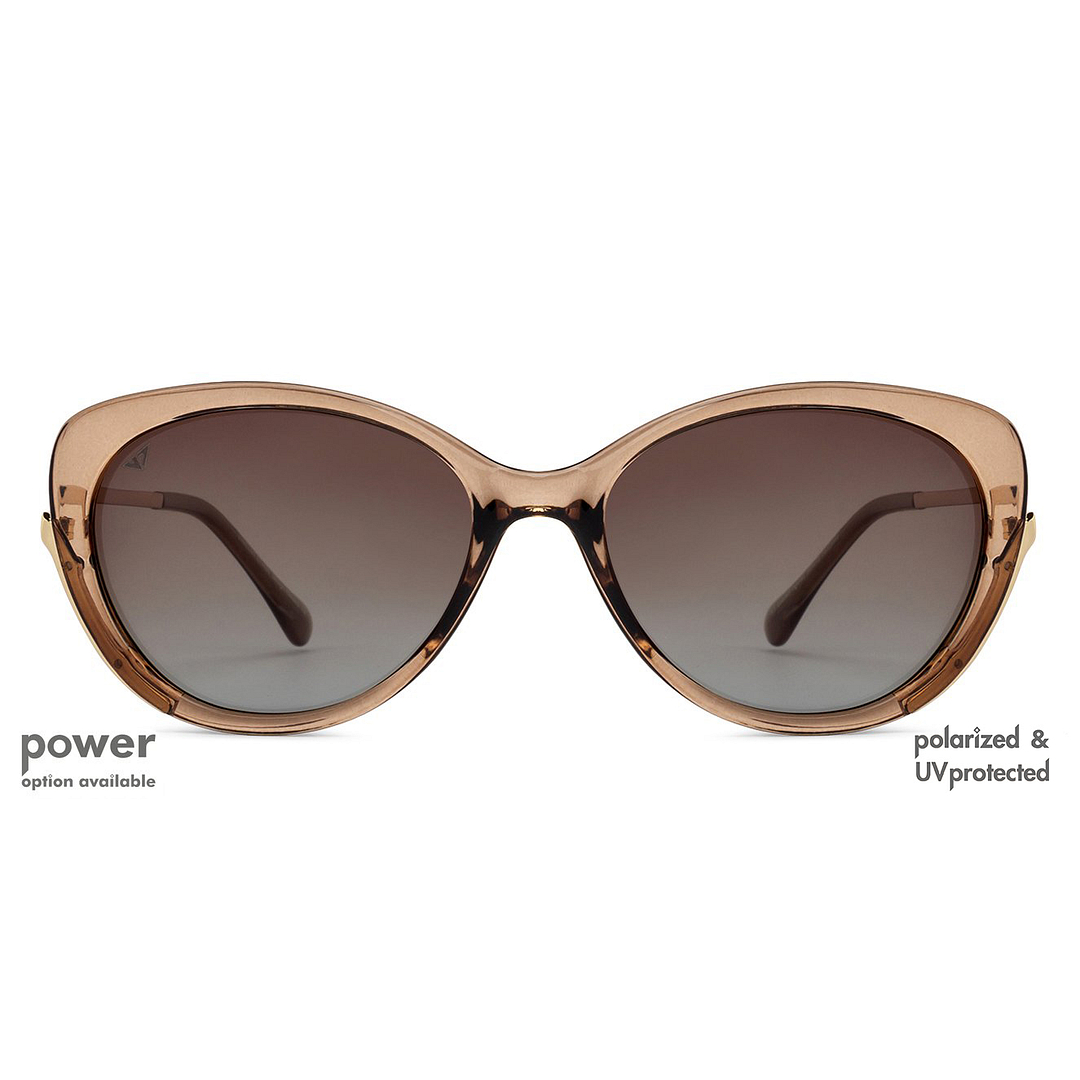 Vincent Chase Online Brown Full Rim Cat Eye left side