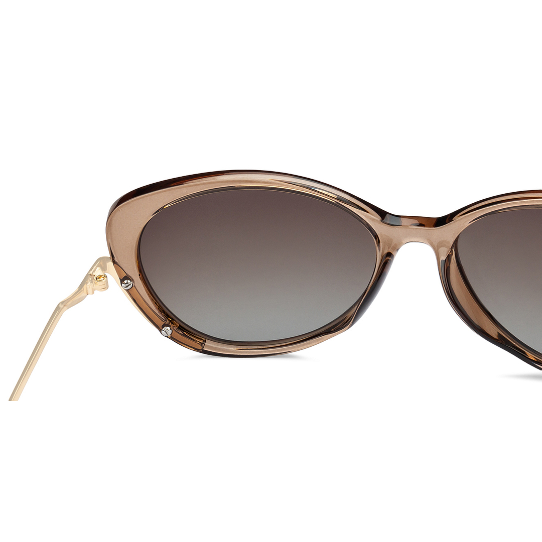 Vincent Chase Online Brown Full Rim Cat Eye left side