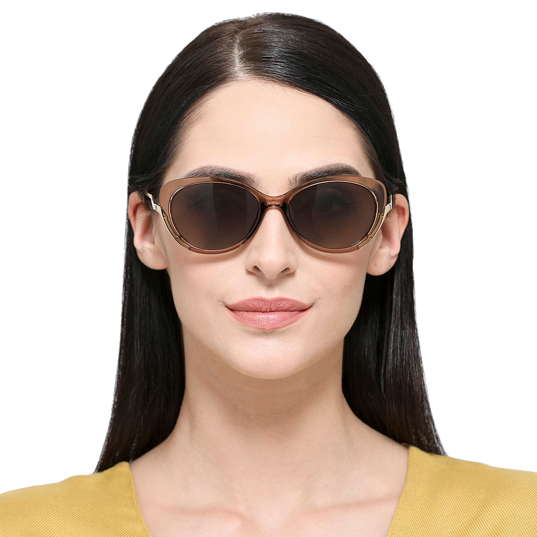 Vincent Chase Online Brown Full Rim Cat Eye left side