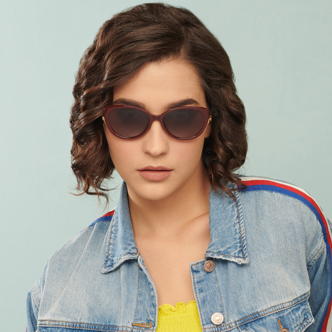 Vincent Chase Online Pink Full Rim Cat Eye right side