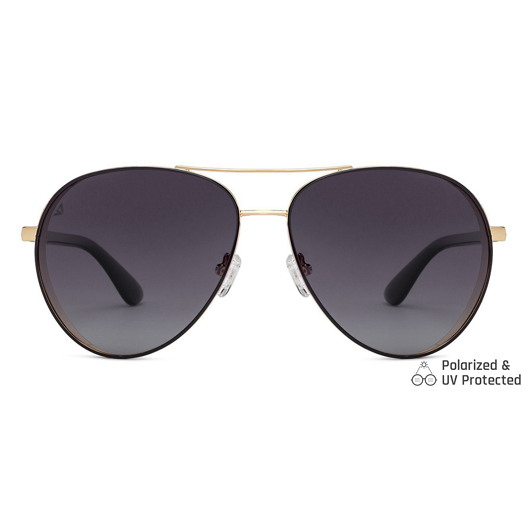 Vincent Chase Online Gold Full Rim Aviator left side