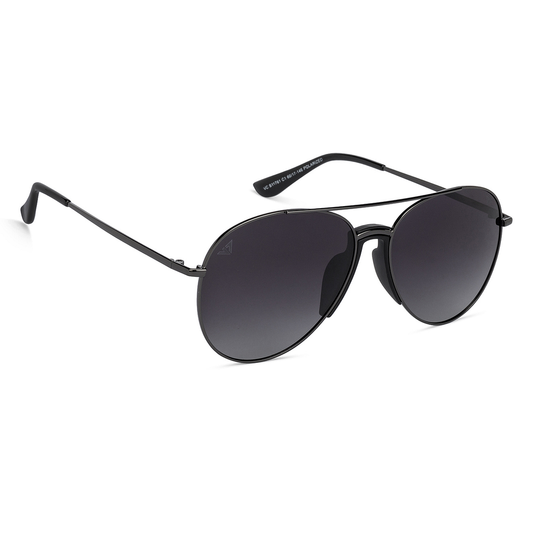 Vincent Chase Online Black Full Rim Aviator right side