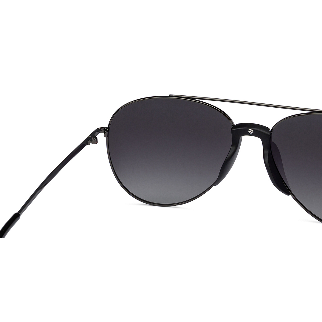 Vincent Chase Online Black Full Rim Aviator right side